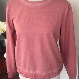 Dusty rose women sweatshirt long sleeves